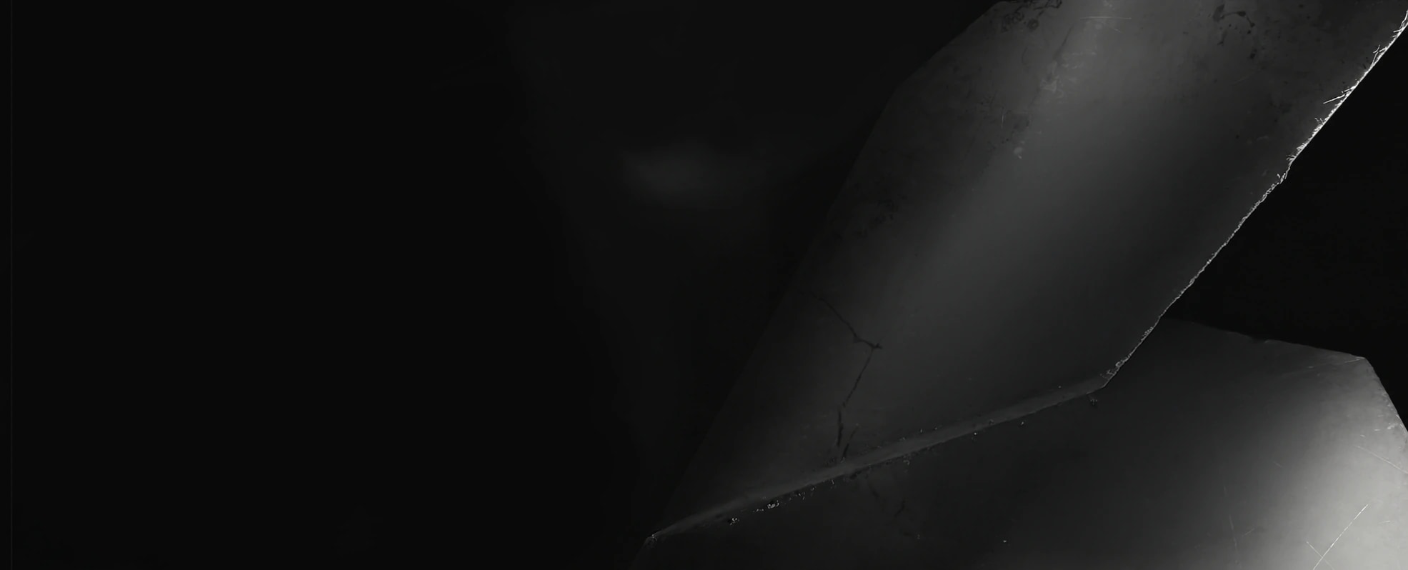 Abstract editorial composition of layered geometric forms.