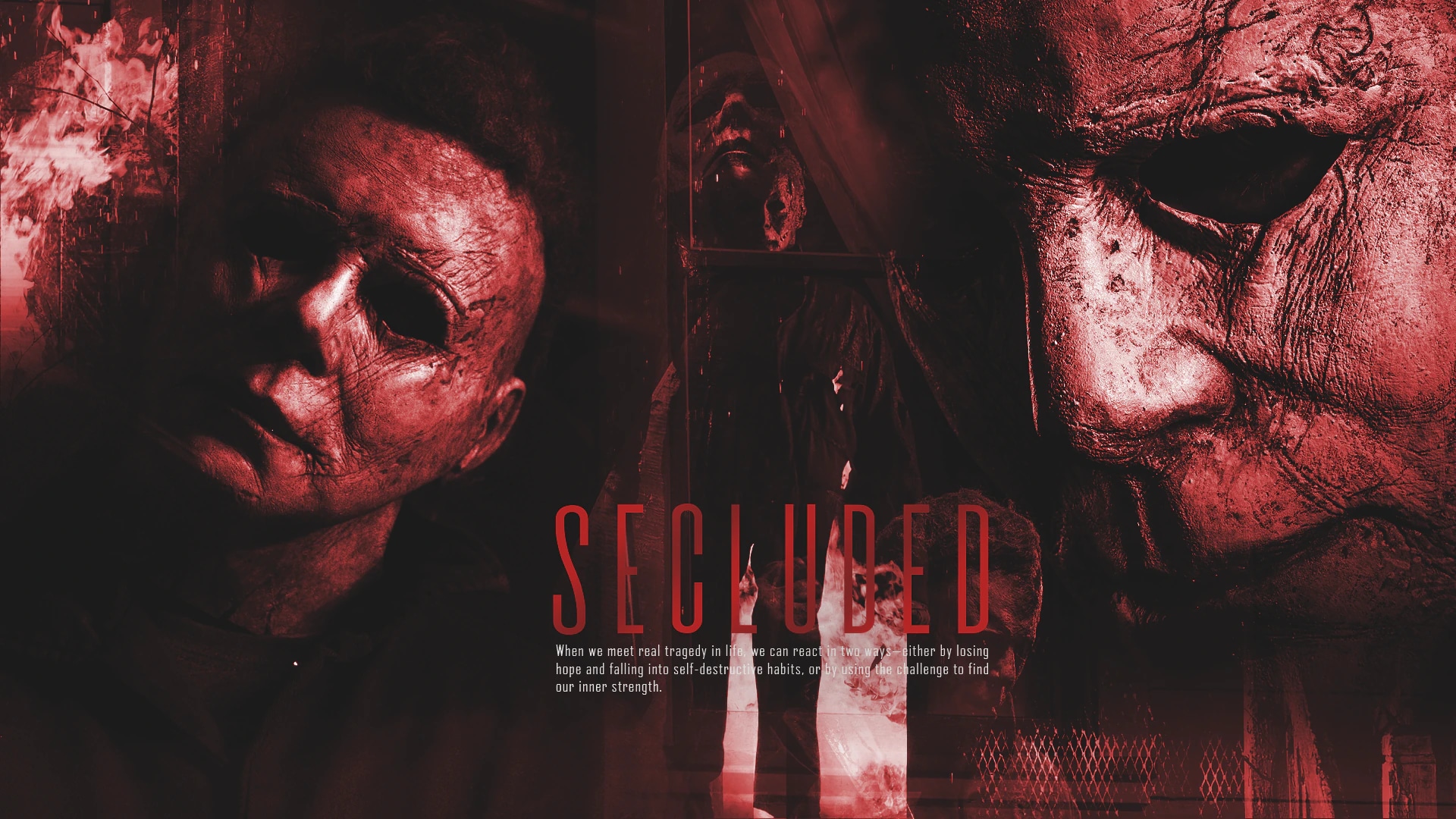 Secluded wallpaper artwork.