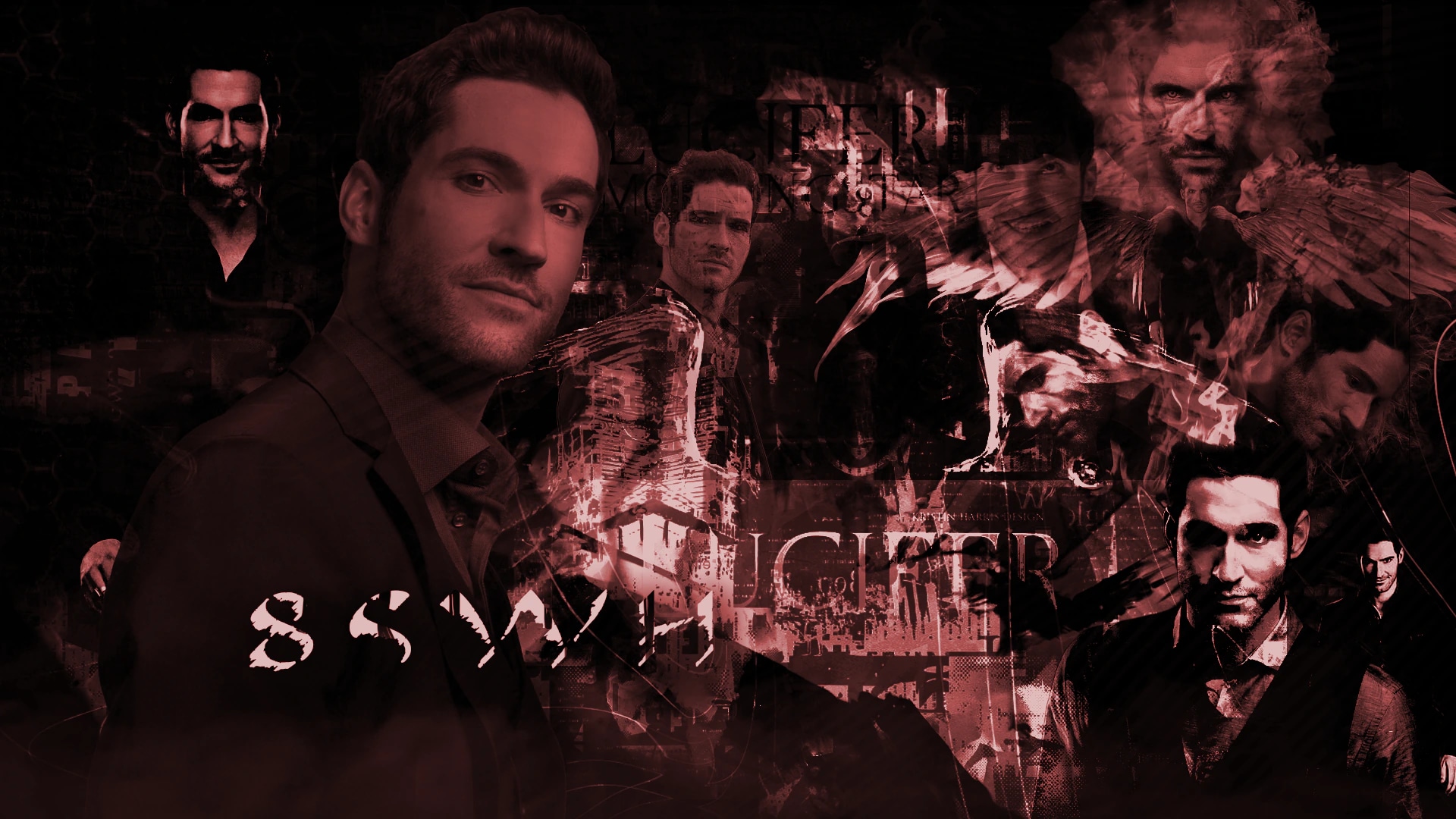 Lucifer wallpaper artwork.